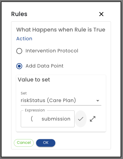 Action - Add Data Point