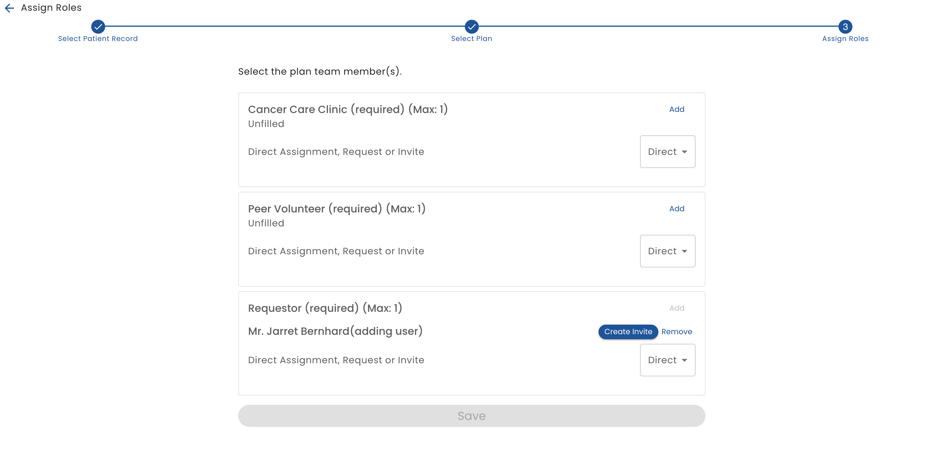 Assign Roles